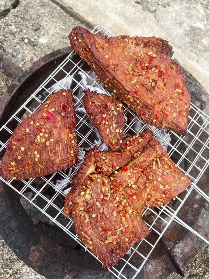 Bò một nắng Mười Đức Krông Pa sau khi nướng